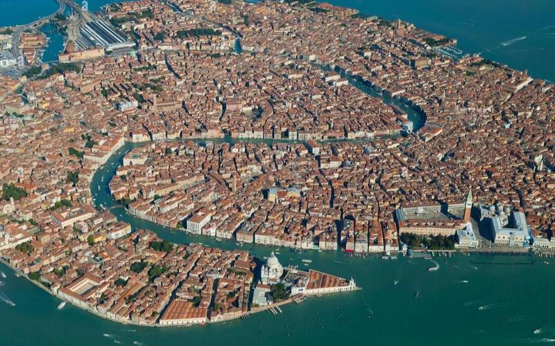 航拍威尼斯全景（威尼斯风景视频）